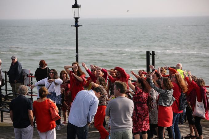 Silk River Project, end of the pier, 2017